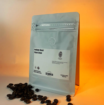 arabica medium roast coffee bag