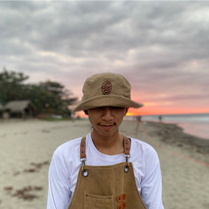 "Cappuccino" bucket hat